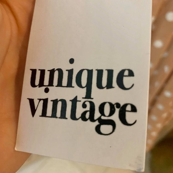 NWT Unique Vintage Nancy Wide Leg Romper - Picture 6 of 6